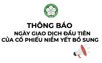 TB ngày giao dịch đầu tiên của cổ phiếu niêm yết bổ sung Công ty CP mía đường Sơn La