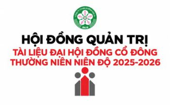 TÀI LIỆU ĐẠI HỘI ĐỒNG CỔ ĐÔNG THƯỜNG NIÊN NIÊN ĐỘ 2025-2026